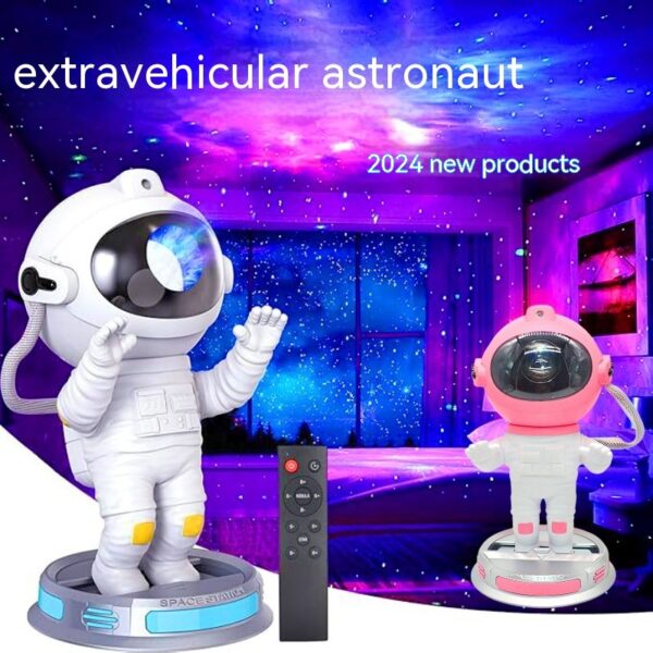 Exit Astronaut Starlight Projection Lamp Northern Lights Projector Small Night Bedroom Starry - Image 2