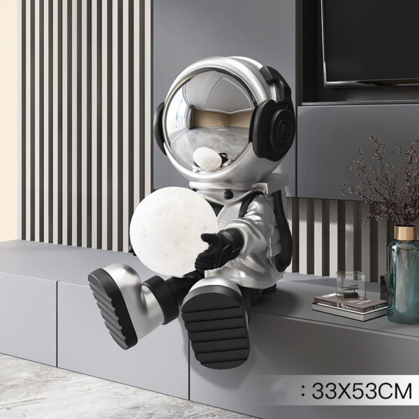 Astronaut Living Room Decoration Home Accessories Porch TV Cabinet Astronaut Night Light - Image 4