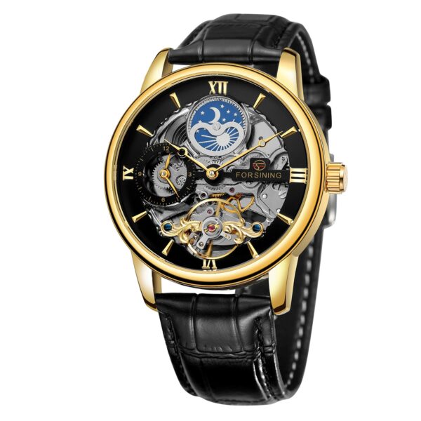 Casual Hollow Moon Automatic Mechanical Watch - Image 2