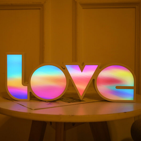 Valentines Day Decor LED LOVE Light Valentines Day Gift For Girlfriend Bithday Wedding Party Decoration Romantic Wedding Decor - Image 9