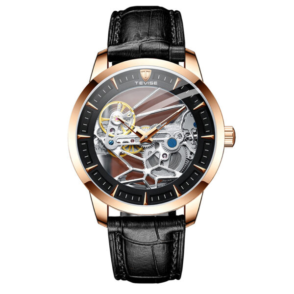 Watch Men's Mechanical Watch Automatic Waterproof Hollow Mechanical Watch Men - Image 5