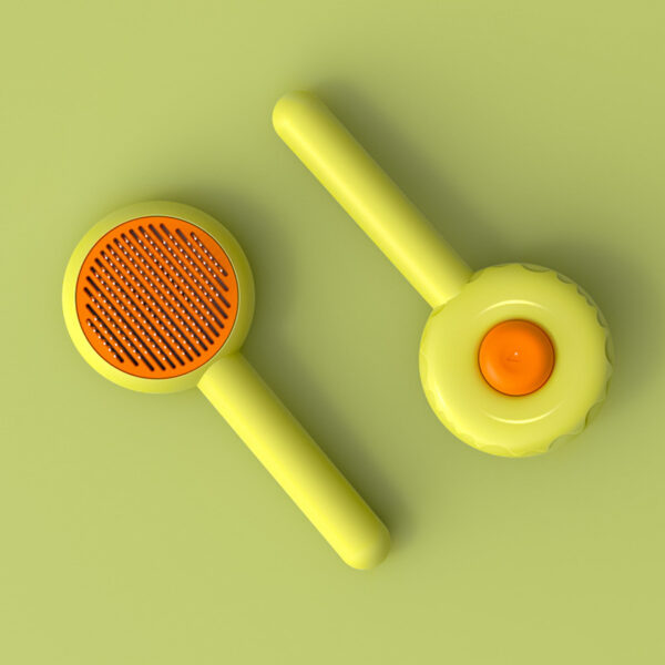 Doughnut Shaped Pet Cat De-shedding Comb - Image 2