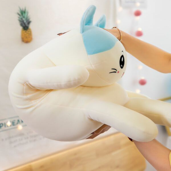 Cute Cat Plush Toy Sofa Cushion Long Throw Pillow - Image 5