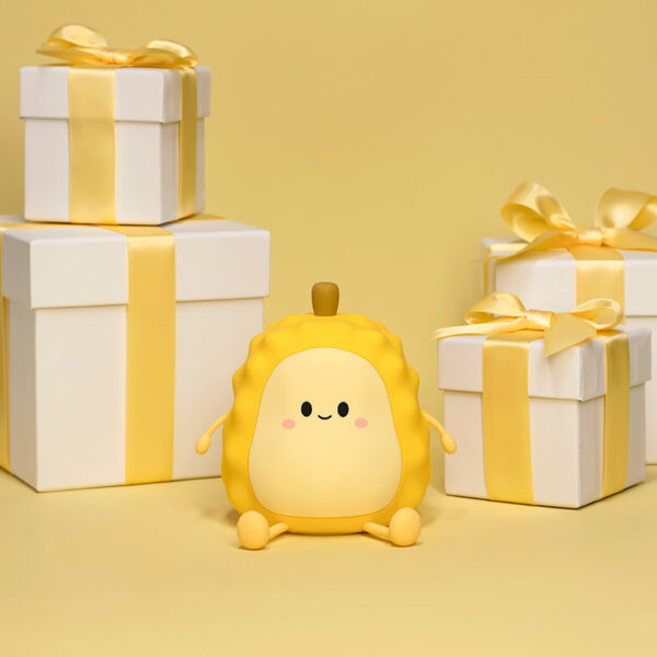 Creative Birthday Gift Durian Silicone Night Light Desk Lamp Home Decor - Image 4