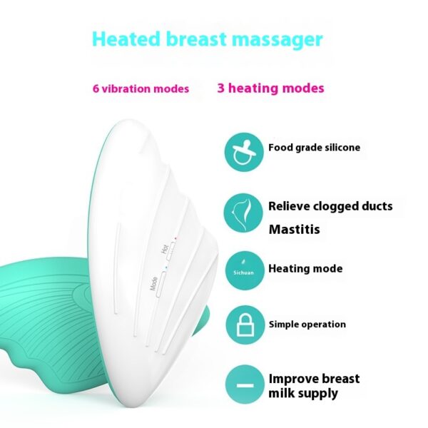 Wireless Heating Chest Massager Promote Lactation Portable - Image 2