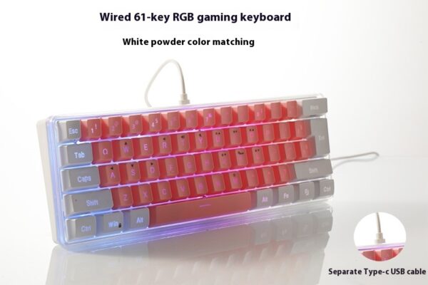 Simple Home Small RGB Illuminant Keyboard - Image 8