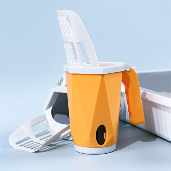 Self-cleaning Cat Litter Scoop Cat Sand Litter Box Shovel Kitty Toilet Sandboxes Shovel Pets Poop Sand Clean Artifact Tool - Image 4