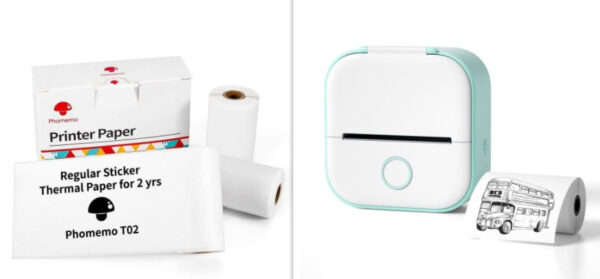 Mini Pocket Small Portable Bluetooth Cell Phone Label Thermal Printer - Image 4
