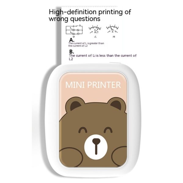 Wrong Question Printer Mini Compact Portable - Image 3