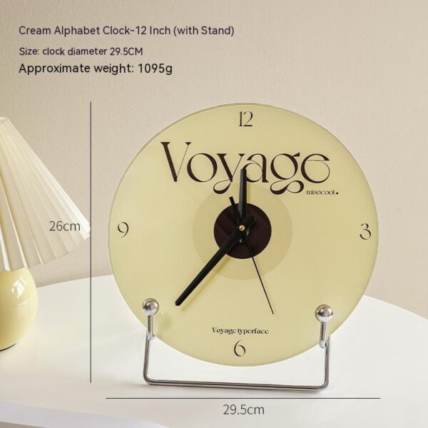 Light Luxury Desk Clock Table Living Room - Image 6