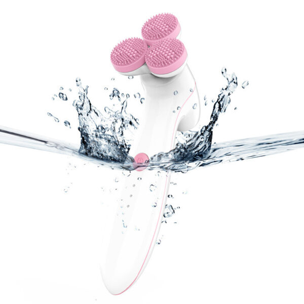 3D Smart Massage Cleanser Electric Cleanser Electric Silicone Facial Cleanser - Image 4