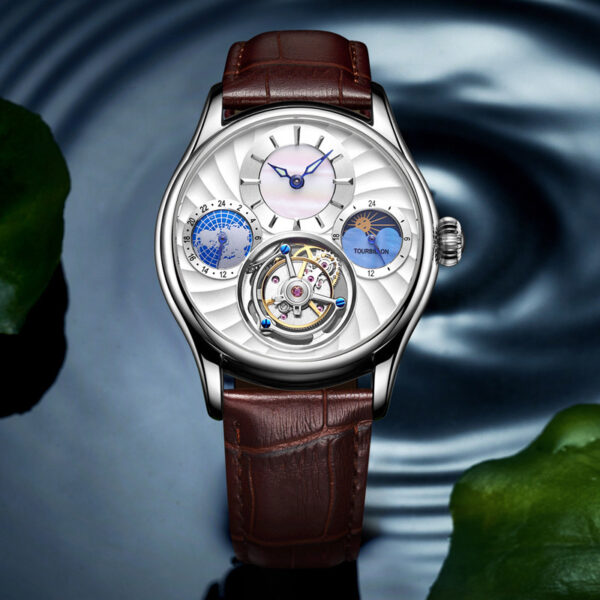 Hollow automatic men's business mechanical watch - Image 2
