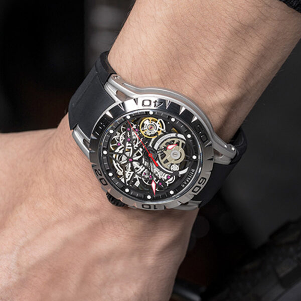 Automatic mechanical watch silicone strap - Image 4