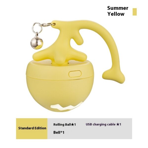 Smart Interactive Cat Toy Ball USB Rechargeable Moving Rolling Ball USB Rechargeable Ball Smart Moving Pets Toy Self-Play Pet Products - Image 10