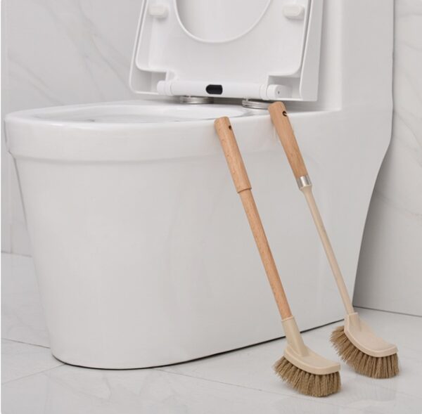 Wooden Household Handle Toilet Brush Cleaning Tools Bathroom Cleaning Brush Kitchen Floor Cleaner Brushes - Image 4