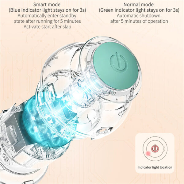 Cat Gravity Intelligent Rolling Ball Tease Toy Pet Automatic Rotating Ball - Image 7