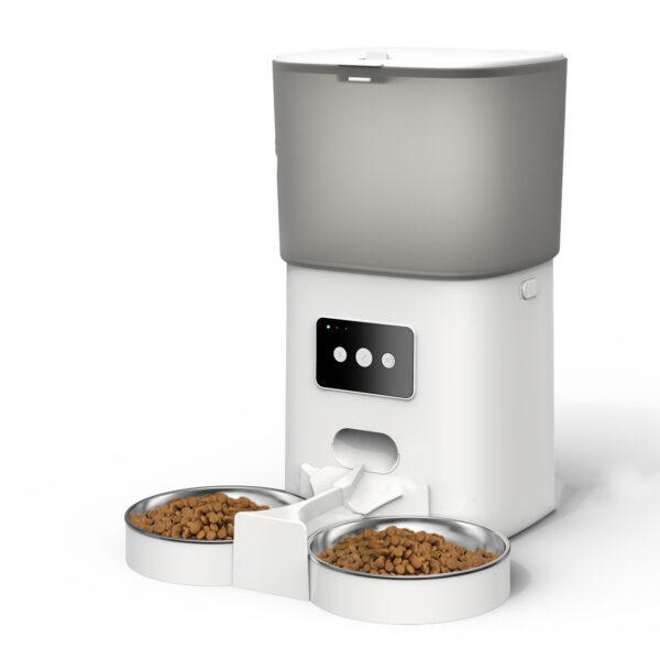 Automatic Pet Feeder 6-liter WiFi Version Smart Adjustable Dual - Image 3