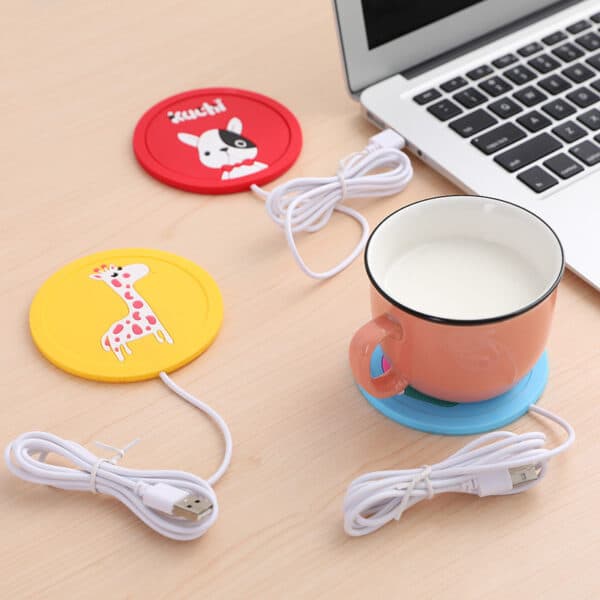 Portable Cup Heating Pads Portable USB Electric Silicone Warm Mat Milk Tea Coffee Keep Warming Cup Pad Mug Warmer Wholesale - Image 3