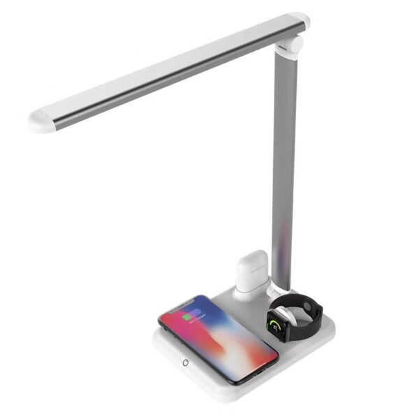 4 in 1 LED Desk Lamp Light  Wireless Charger - Image 5