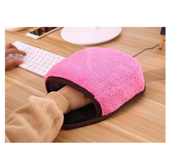 USB Heated Mouse Pad Bracers Mat Mause Alfombrilla Ordenador Hand Warmer - Image 2