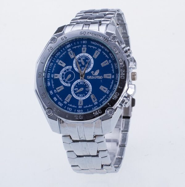 Fashion Silver Stainless Steel Mens Watches Top Brand Luxury Watch Men Sport Clock Man Casual Wristwatch Relogio Masculino - Image 8