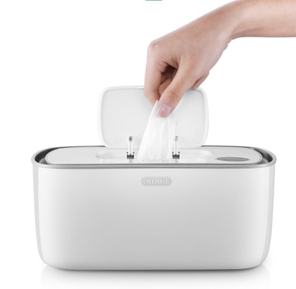 Electric Baby Wet Tissue Dispenser Paper Case Napkin Heating Storage Box Warmer Temperature Control Thermostat Wipes Heater - Image 5
