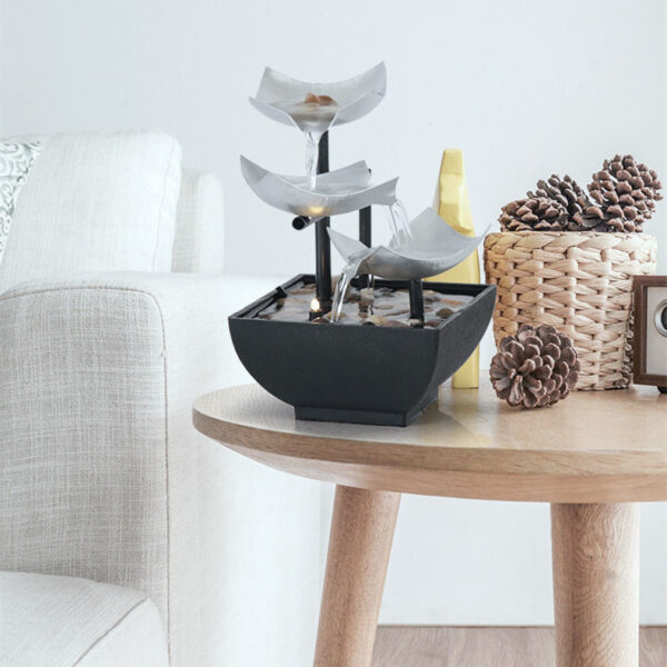 New Home Decoration Flowing Water Ornaments Desktop Fountain Crafts For Home Decor - Image 4