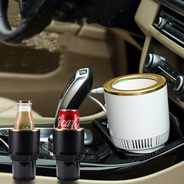 Car Heater & Cooler Cup Holder Cup Drink Holder Portable Water Heater Mug - Image 4