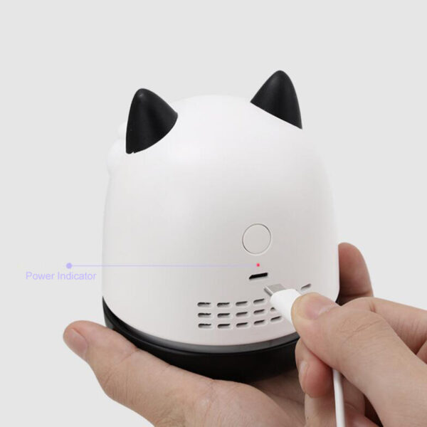 Cat Mini Vacuum Cleaner Suction Eraser Office Desktop Student Portable Handheld - Image 2