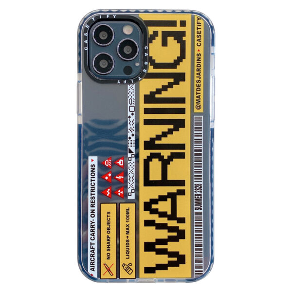 Transparent Phone Case With Orange Sticker - Image 6