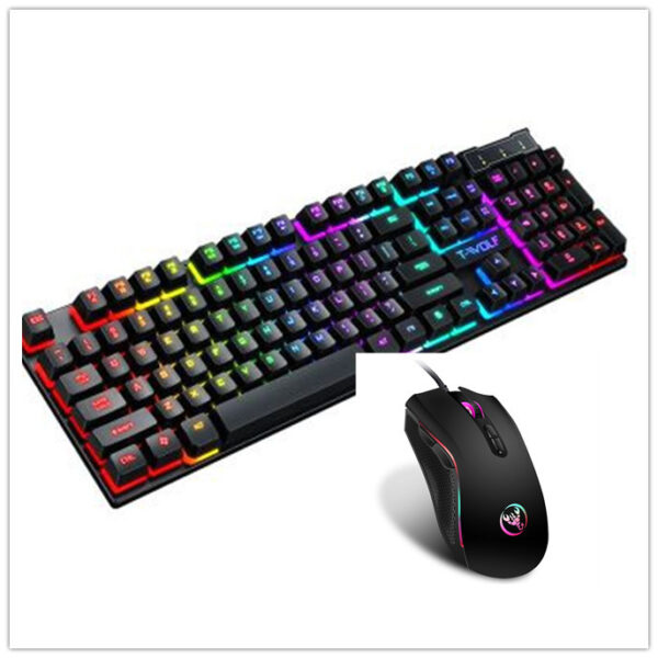 Gaming Usb Luminous Wired Keyboard Floating Manipulator - Image 5