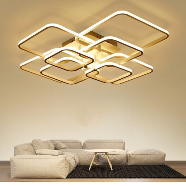 Living Room Lamp Simple Modern Creative Square Dining Room Bedroom Lamp - Image 5