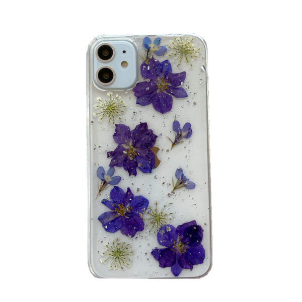 Compatible With  , Daisy Phone Case Real Flower Protective Cover - Image 2