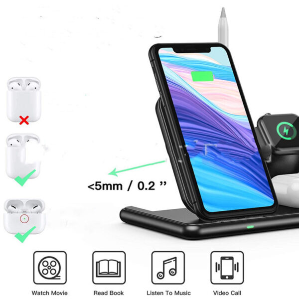 Apple Mobile Phone Watch Headset Wireless Charger - Image 2