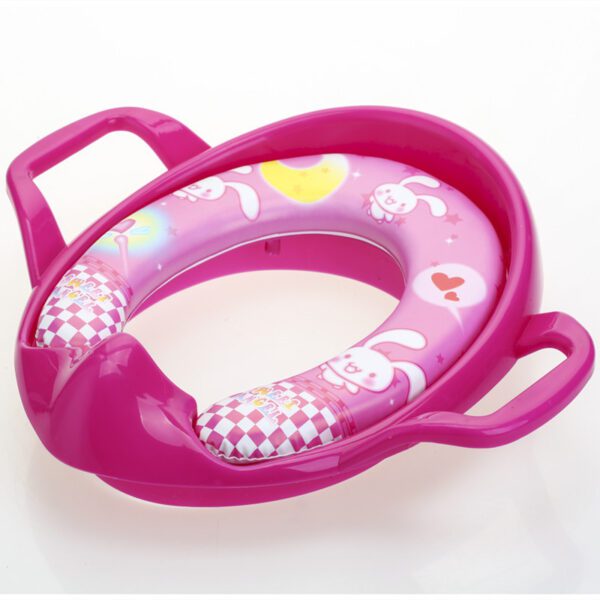 Toilet Seat Baby Seat Toilet Seat Soft Cushion Assist Toilet Seat - Image 2
