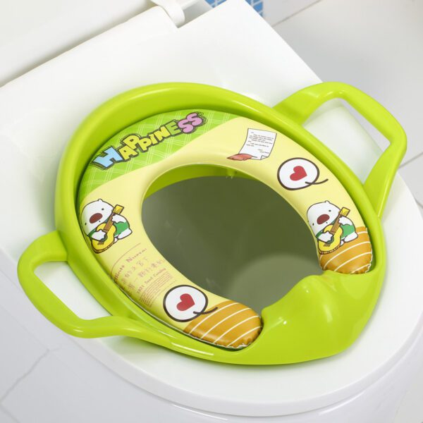 Toilet Seat Baby Seat Toilet Seat Soft Cushion Assist Toilet Seat - Image 3