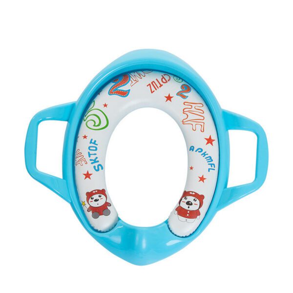 Toilet Seat Baby Seat Toilet Seat Soft Cushion Assist Toilet Seat - Image 4
