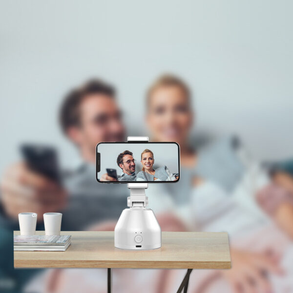 360-Degree Object Tracking Bracket Smart Phone Live Broadcast PTZ Face Recognition New Mobile Phone Live Broadcast Bracket - Image 4