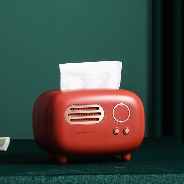 Tissue Box Living Room Light Luxury Household Dining Room Carton Remote Control Coffee Table Storage Box Cute Girl Drawing Carton - Image 3
