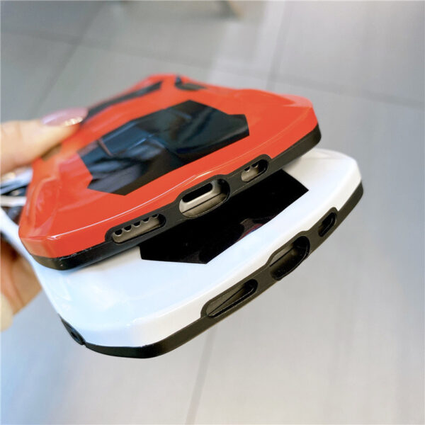 Compatible with Apple , Creative Sports Car Anti-Fall Mobile Phone Case For Protective CoverSilicone Soft Shell  Trendy - Image 7