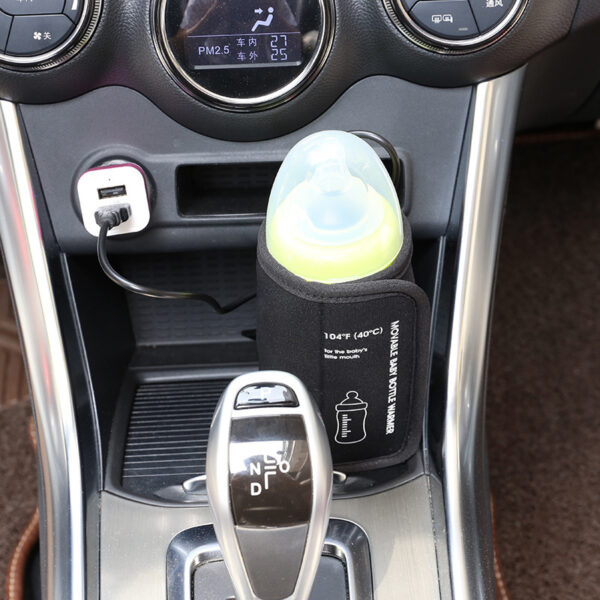 New Cross-Border Constant Temperature Car USB Baby Bottle Warmer Outdoor Portable Portable Baby Bottle Warmer - Image 3