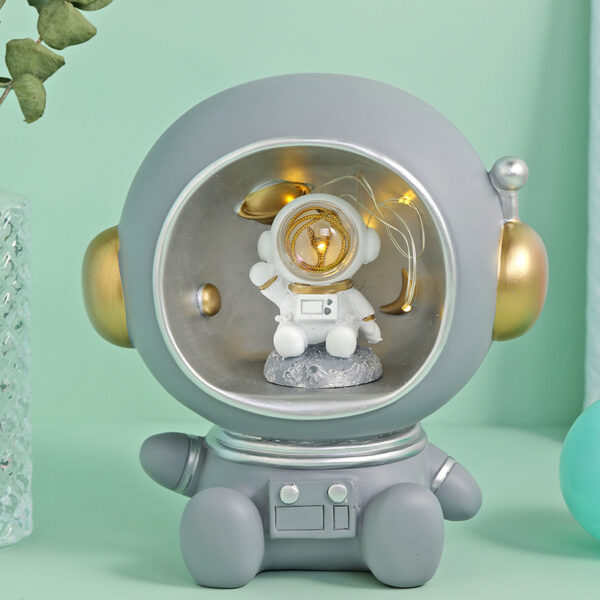 Astronaut Creative Night Light Piggy Bank Resin Decor Cute Character Model Nordic Home Decor Living Room Desk Decoration Gifts - Image 2