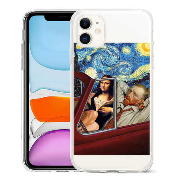 Compatible with Apple, Compatible with Apple , Suitable For Iphone12 Cross-Border Van Gogh Apple Xs Art Student Art Oil Painting Mobile Phone Case Art Phone Case - Image 7