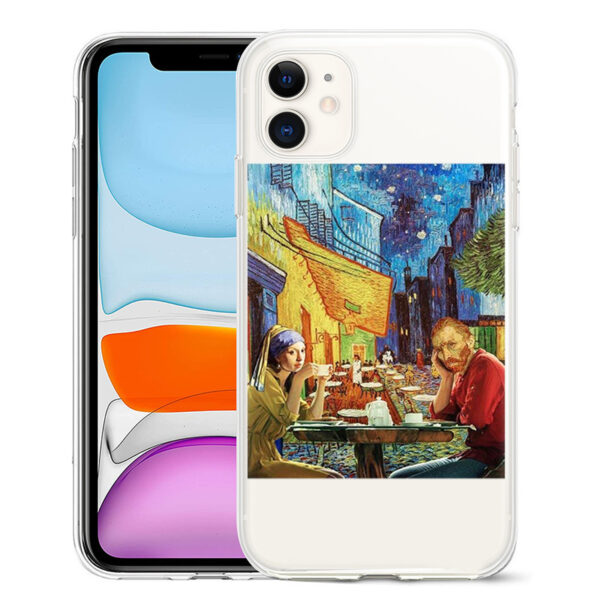 Compatible with Apple, Compatible with Apple , Suitable For Iphone12 Cross-Border Van Gogh Apple Xs Art Student Art Oil Painting Mobile Phone Case Art Phone Case - Image 8