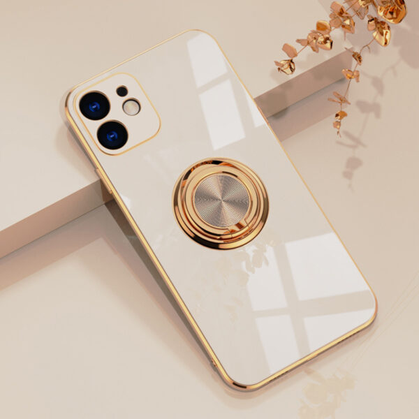 Electroplating Car Magnetic Mobile Phone Case - Image 4