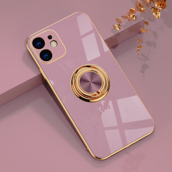 Electroplating Car Magnetic Mobile Phone Case - Image 5