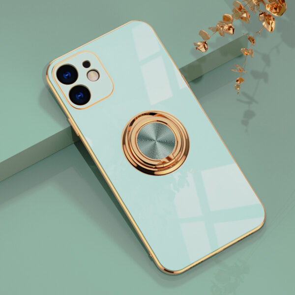 Electroplating Car Magnetic Mobile Phone Case - Image 3