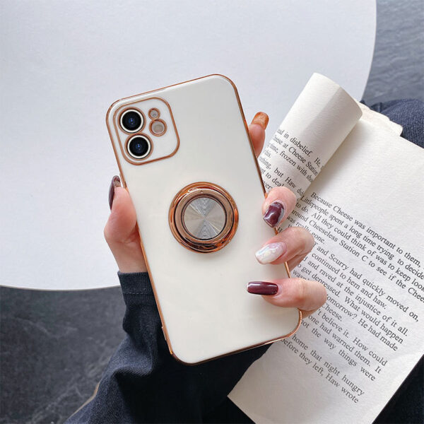 Electroplating Car Magnetic Mobile Phone Case - Image 7