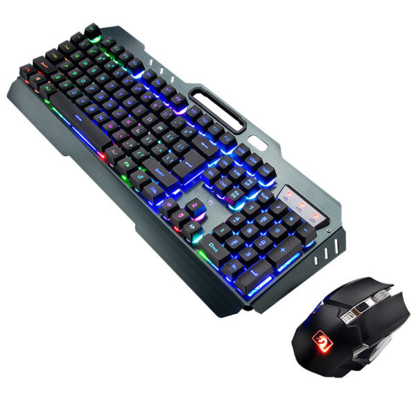 Xinmeng 670 Wireless Charging Keyboard And Mouse Set Game Luminous Keyboard And Mouse Set Cross-Border Ebay Amazon - Image 5