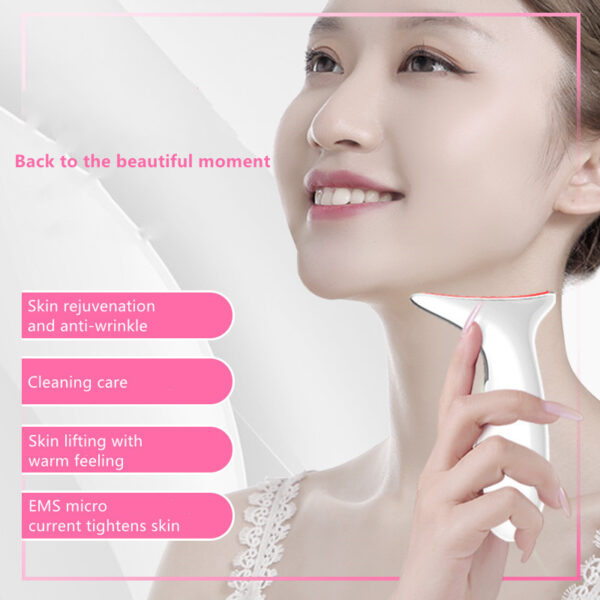 Neck Massager Color Light Skin Rejuvenation Neck Beauty Device - Image 4